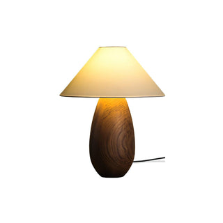 Luna Romantic Wood Table Lamp
