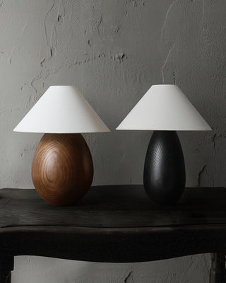 Luna Romantic Wood Table Lamp