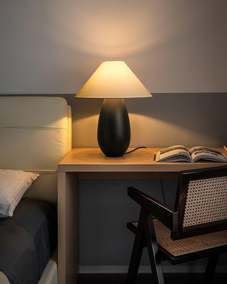 Luna Romantic Wood Table Lamp