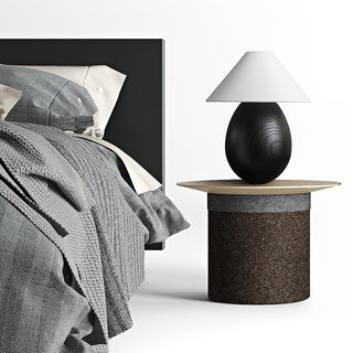 Luna Romantic Wood Table Lamp