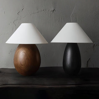 Luna Romantic Wood Table Lamp