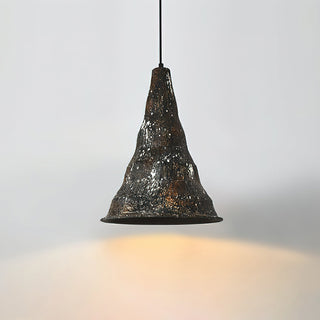 Jasper Rustic Iron Cone Pendant Light