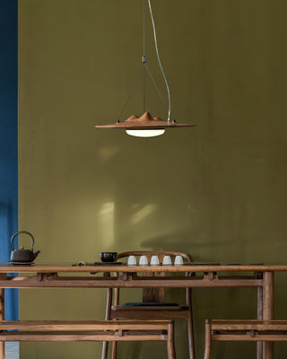 Peak Artistic Wood Pendant Light