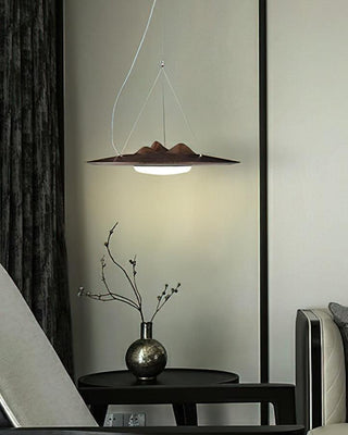 Peak Artistic Wood Pendant Light