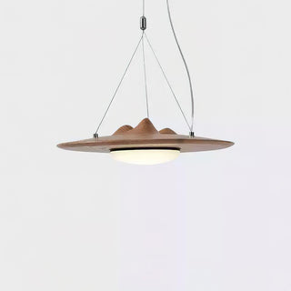 Peak Artistic Wood Pendant Light