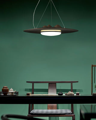 Peak Artistic Wood Pendant Light