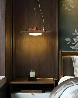 Peak Artistic Wood Pendant Light