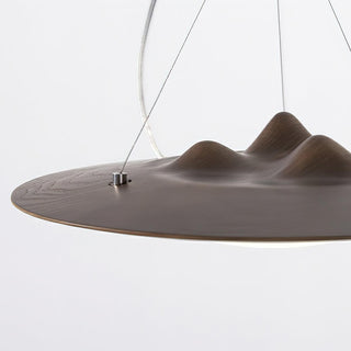 Peak Artistic Wood Pendant Light