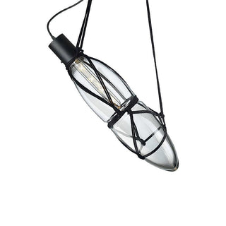 Mouth Blown Kinbaku Crystal Pendant Light
