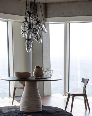 Mouth Blown Kinbaku Crystal Pendant Light