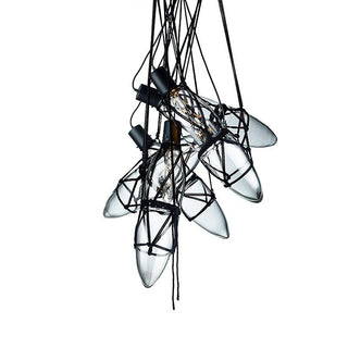 Mouth Blown Kinbaku Crystal Pendant Light