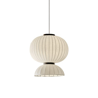 Mulberry Silk Double-Bubble Pendant Lamp
