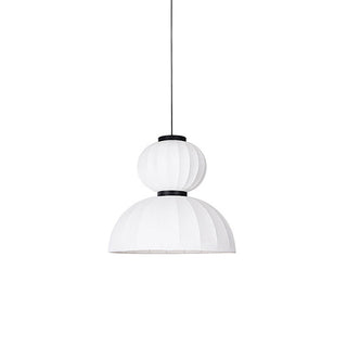 Mulberry Silk Double-Bubble Pendant Lamp