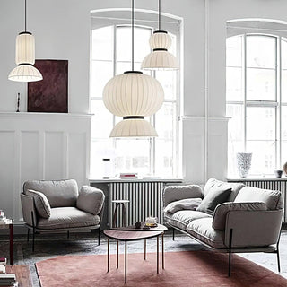 Mulberry Silk Formakami Wabi-Sabi Mulberry Silk Pendant Light