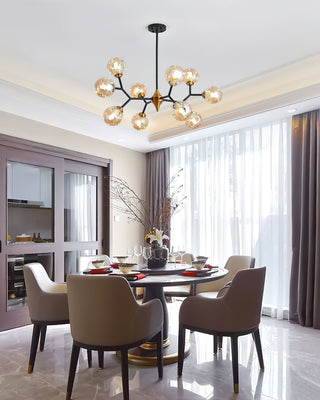 Aura Modern Molecular Chandelier