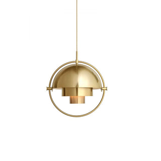 Multi-Lite Industrial Metal Pendant Light