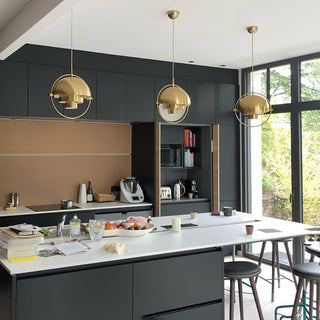 Multi-Lite Industrial Metal Pendant Light