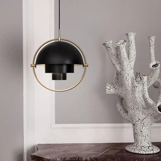 Multi-Lite Industrial Metal Pendant Light