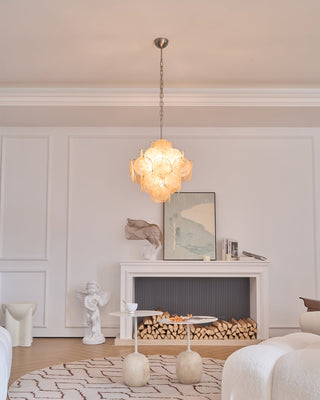 Murano Caramel Disc Chandelier