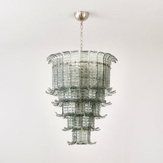 Kael Tiered Smoked Glass Chandelier