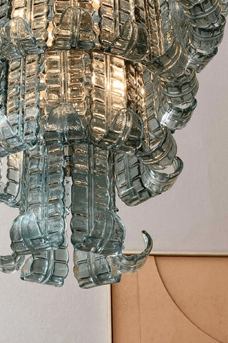 Kael Tiered Smoked Glass Chandelier