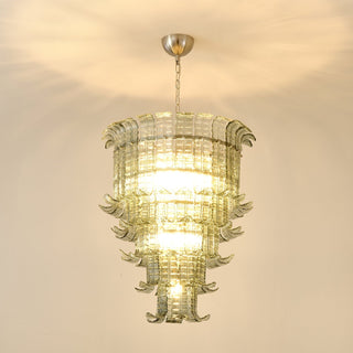 Kael Tiered Smoked Glass Chandelier