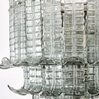 Kael Tiered Smoked Glass Chandelier