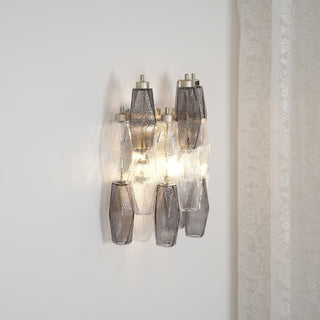 Aurora Wall Lamp Rhombus Glass Tiered Contemporary - Blowlighting