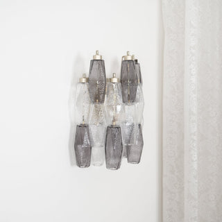 Aurora Wall Lamp Rhombus Glass Tiered Contemporary - Blowlighting