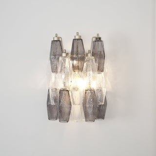 Aurora Wall Lamp Rhombus Glass Tiered Contemporary - Blowlighting