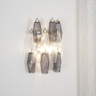 Aurora Wall Lamp Rhombus Glass Tiered Contemporary - Blowlighting