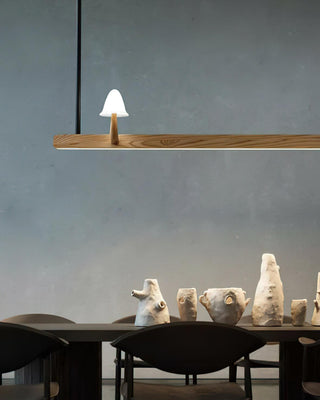Sprout Minimalist Wood Chandelier