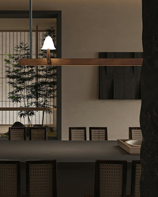 Sprout Minimalist Wood Chandelier