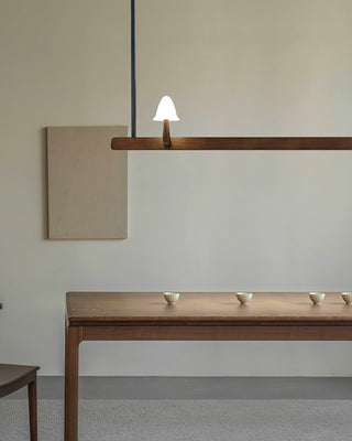 Sprout Minimalist Wood Chandelier