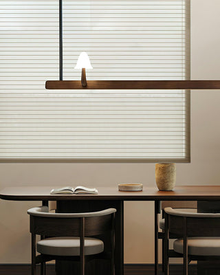 Sprout Minimalist Wood Chandelier