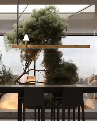 Sprout Minimalist Wood Chandelier