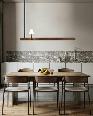 Sprout Minimalist Wood Chandelier