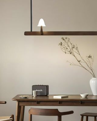 Sprout Minimalist Wood Chandelier
