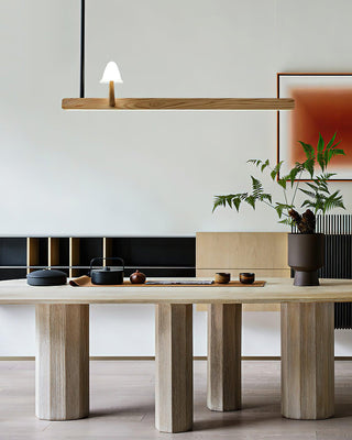 Sprout Minimalist Wood Chandelier
