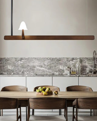 Sprout Minimalist Wood Chandelier