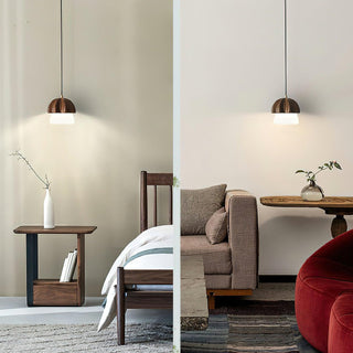 Mycelia Fluted Wood Chandelier