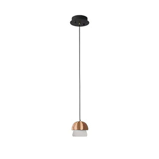 Mycelia Fluted Wood Chandelier