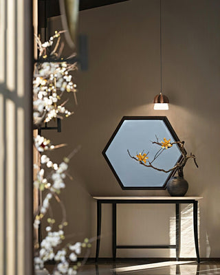 Mycelia Fluted Wood Chandelier