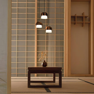 Mycelia Fluted Wood Chandelier