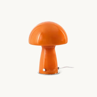 Retro Orange Mushroom Table Lamp