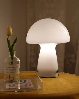 Retro Orange Mushroom Table Lamp