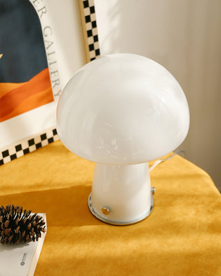 Retro Orange Mushroom Table Lamp