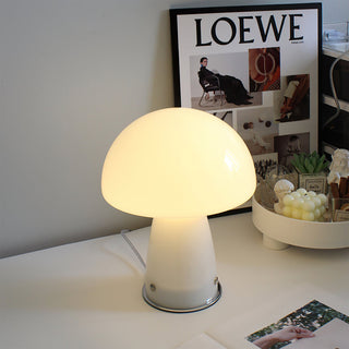 Retro Orange Mushroom Table Lamp