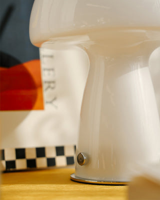 Retro Orange Mushroom Table Lamp