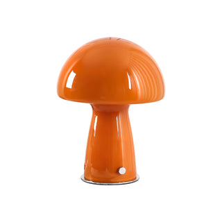 Retro Orange Mushroom Table Lamp